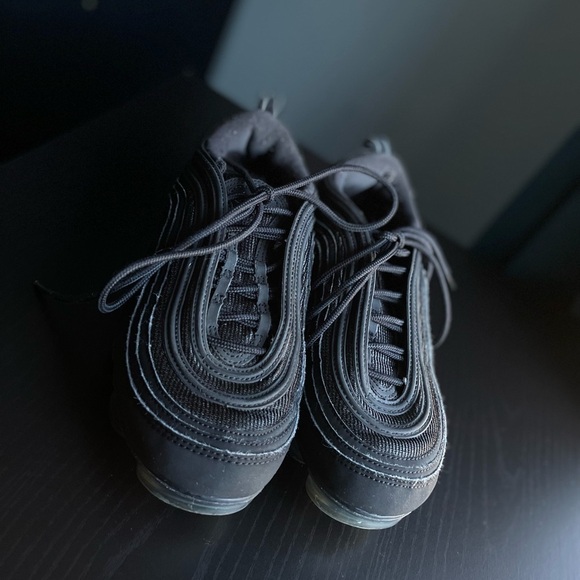 Nike Shoes - Black Nike Air Vapormax 97 GS Triple Black